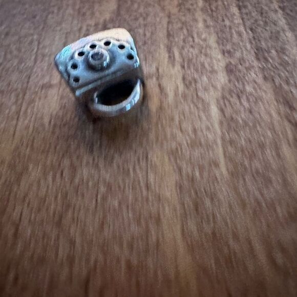 Pandora Handbag Satchel Purse Charm 925S with CZ Crystal Accent Retired - Picture 5 of 13